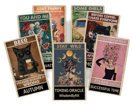 Retro Timing Oracle cards